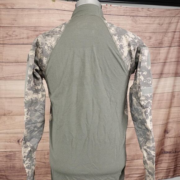 Massif Army Combat Shirt Mens Medium Green Camo ACS Tactical Flame Resistant Top - Picture 8 of 11